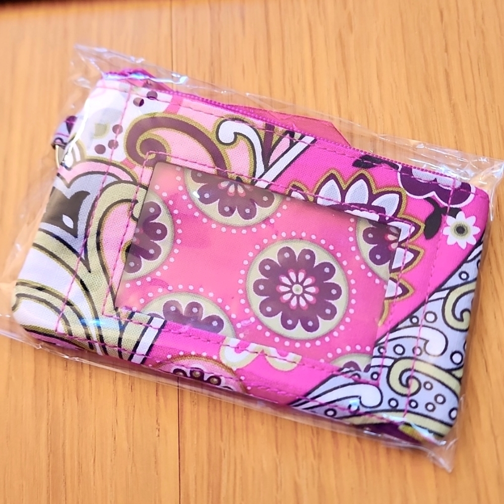NEW Zip ID Case - Very Berry Paisley